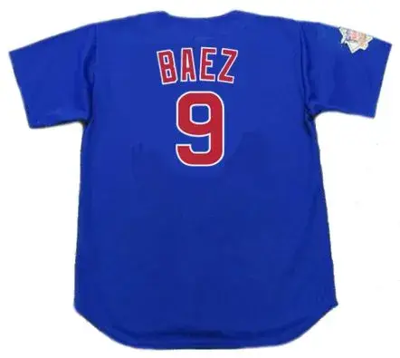 JAVIER BAEZ Chicago Cubs Majestic Alternate Baseball Jersey 