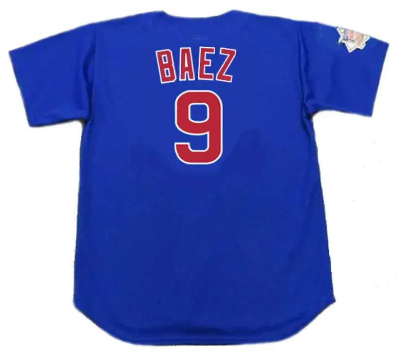 JAVIER BAEZ Chicago Cubs Majestic Alternate Baseball Jersey 