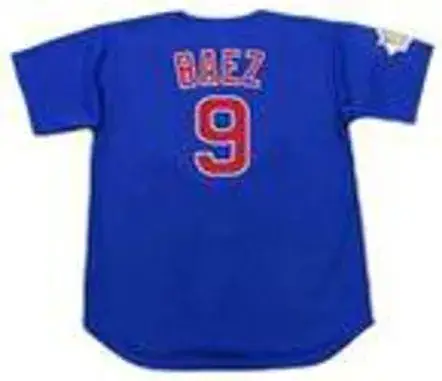 JAVIER BAEZ Chicago Cubs Majestic Alternate Baseball Jersey 