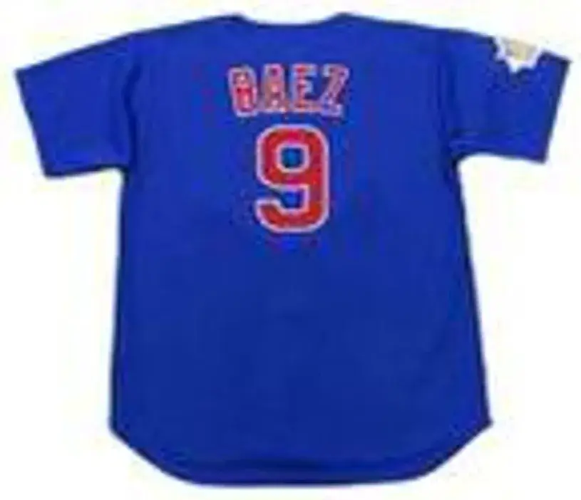 JAVIER BAEZ Chicago Cubs Majestic Alternate Baseball Jersey 