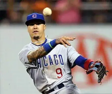 JAVIER BAEZ Chicago Cubs Majestic Away Baseball Jersey 
