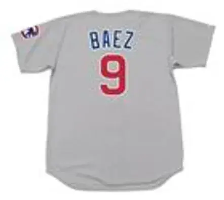 JAVIER BAEZ Chicago Cubs Majestic Away Baseball Jersey 