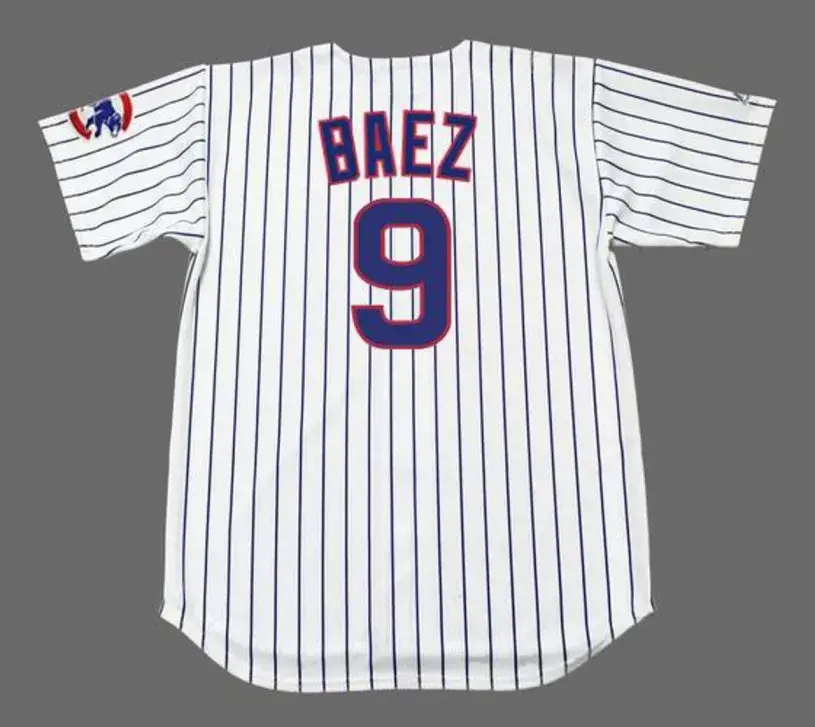 JAVIER BAEZ Chicago Cubs Majestic Home Baseball Jersey 