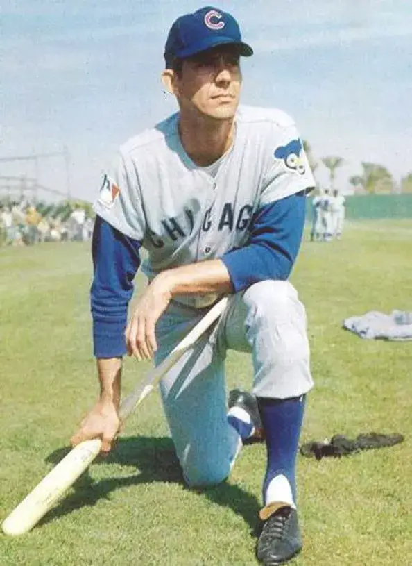 JIM HICKMAN Chicago Cubs 1969 Away Majestic Throwback Baseball Jersey 