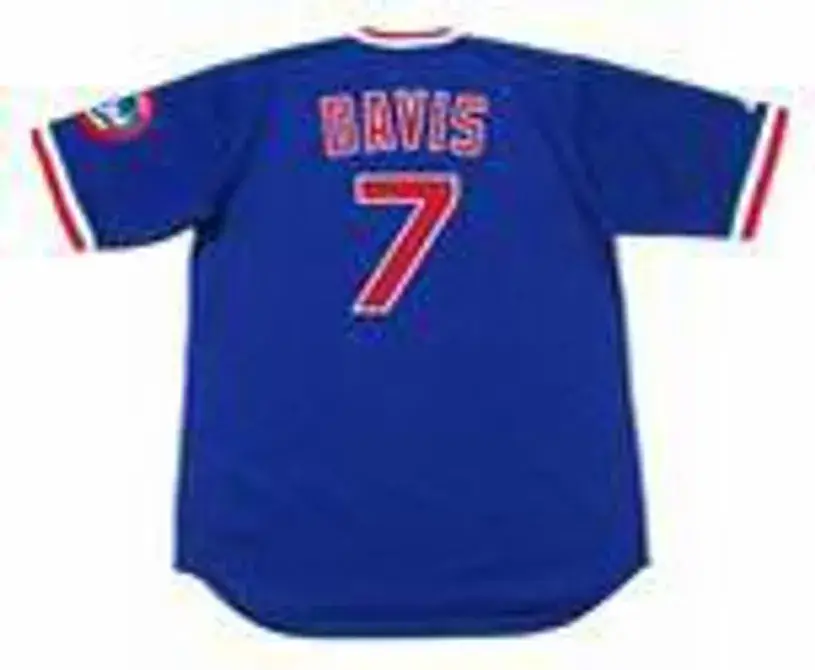 JODY DAVIS Chicago Cubs 1984 Majestic Cooperstown Throwback Baseball Jersey 