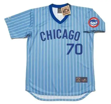 JOE MADDON Chicago Cubs 1980’s Majestic Cooperstown Throwback Jersey
