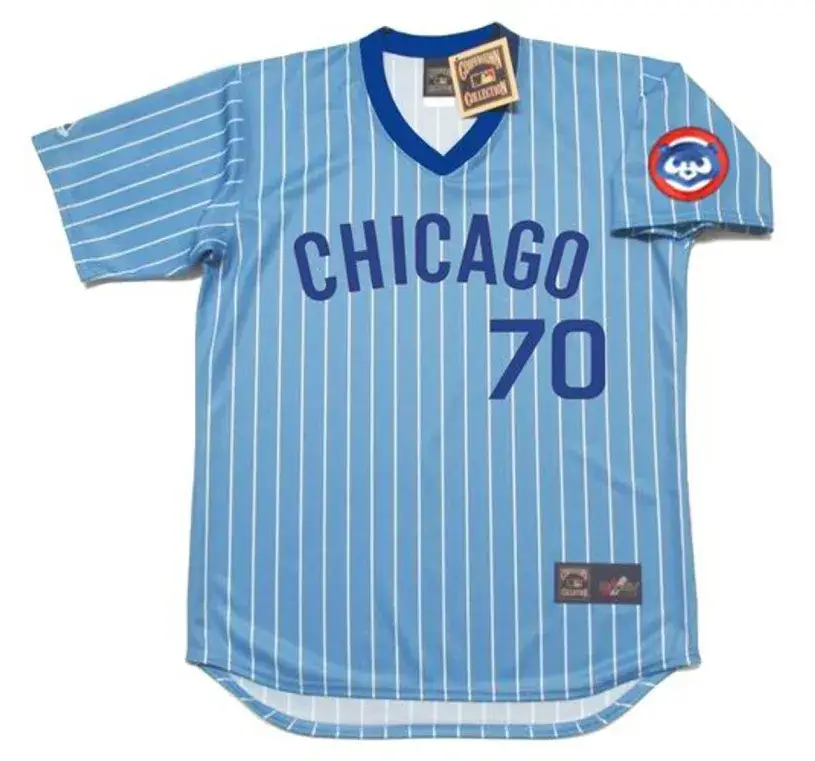 JOE MADDON Chicago Cubs 1980’s Majestic Cooperstown Throwback Jersey