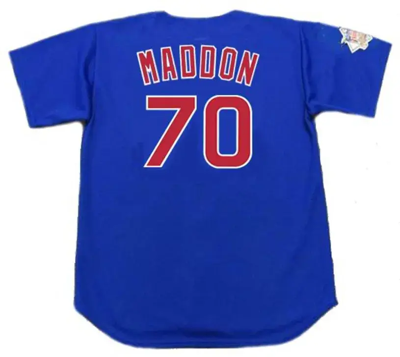 JOE MADDON Chicago Cubs 2016 Alternate Majestic Throwback Baseball Jersey 