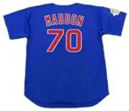 JOE MADDON Chicago Cubs 2016 Alternate Majestic Throwback Baseball Jersey 