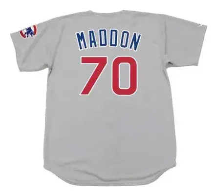JOE MADDON Chicago Cubs 2016 Away Majestic Throwback Baseball Jersey 
