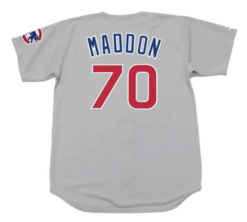 JOE MADDON Chicago Cubs 2016 Away Majestic Throwback Baseball Jersey 