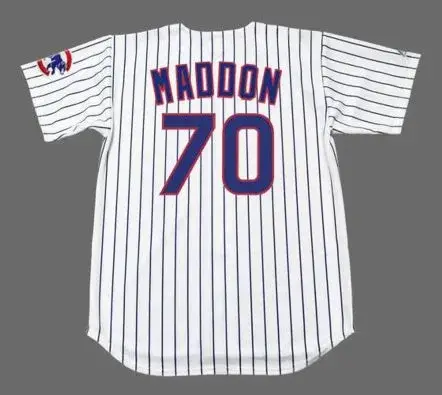 JOE MADDON Chicago Cubs 2016 Home Majestic Throwback Baseball Jersey 