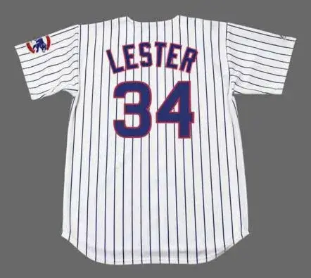 JON LESTER Chicago Cubs 2016 Majestic Throwback Home Baseball Jersey 
