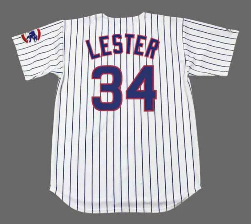 JON LESTER Chicago Cubs 2016 Majestic Throwback Home Baseball Jersey 