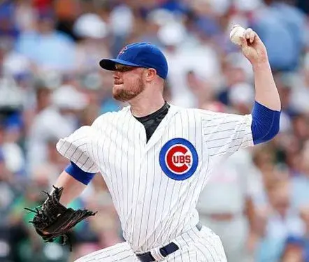 JON LESTER Chicago Cubs 2016 Majestic Throwback Home Baseball Jersey 