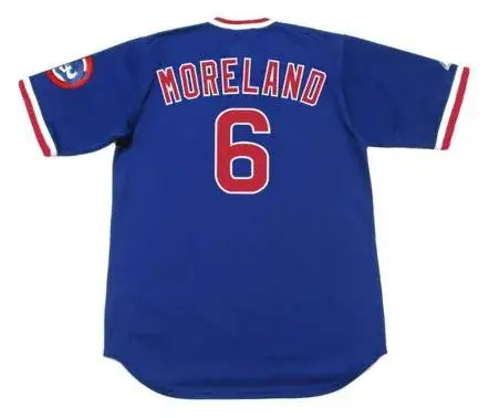 KEITH MORELAND Chicago Cubs 1984 Majestic Cooperstown Throwback Baseball Jersey 
