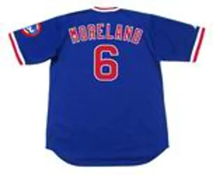 KEITH MORELAND Chicago Cubs 1984 Majestic Cooperstown Throwback Baseball Jersey 