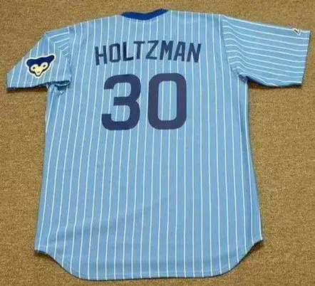 KEN HOLTZMAN Chicago Cubs 1978 Majestic Cooperstown Throwback Baseball Jersey 