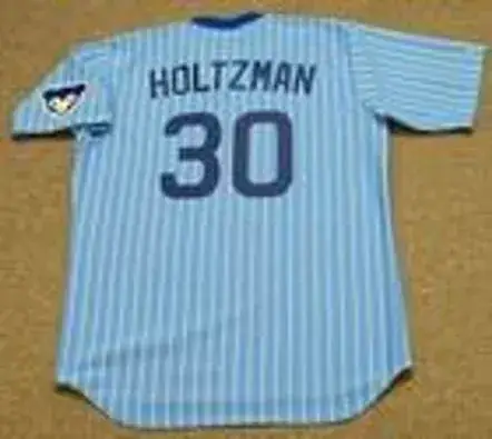 KEN HOLTZMAN Chicago Cubs 1978 Majestic Cooperstown Throwback Baseball Jersey 