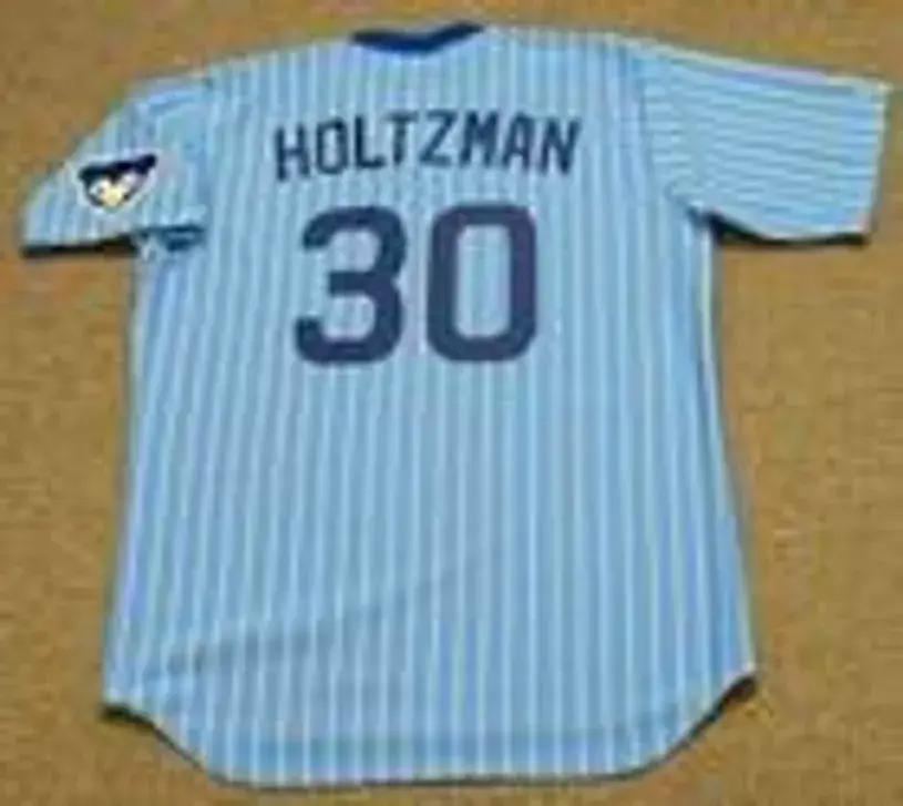 KEN HOLTZMAN Chicago Cubs 1978 Majestic Cooperstown Throwback Baseball Jersey 