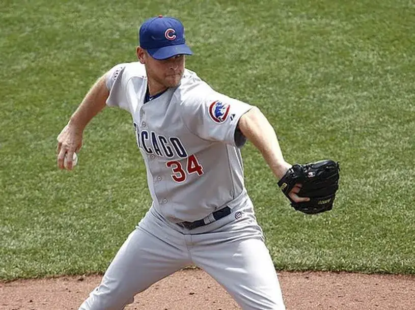 KERRY WOOD Chicago Cubs 2001 Majestic Throwback Away Baseball Jersey 