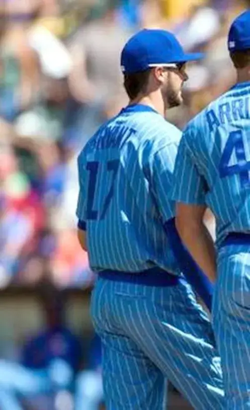 KRIS BRYANT Chicago Cubs 1980’s Majestic Cooperstown Throwback Jersey 