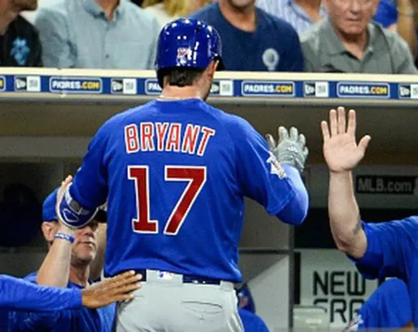KRIS BRYANT Chicago Cubs Majestic Alternate Baseball Jersey 