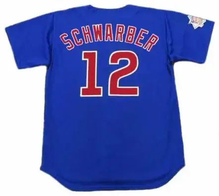 KYLE SCHWARBER Chicago Cubs Majestic Alternate Baseball Jersey 