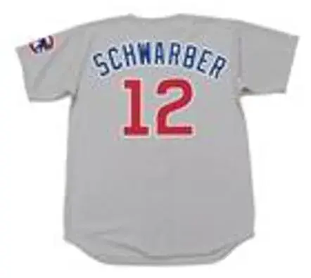 KYLE SCHWARBER Chicago Cubs Majestic Away Baseball Jersey 