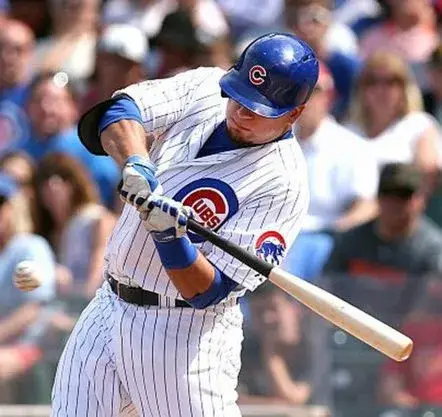 KYLE SCHWARBER Chicago Cubs Majestic Home Baseball Jersey 