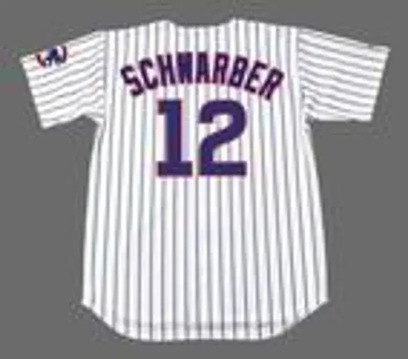 KYLE SCHWARBER Chicago Cubs Majestic Home Baseball Jersey 