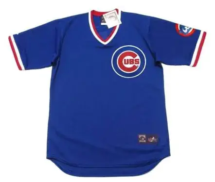 LARRY BOWA Chicago Cubs 1984 Majestic Cooperstown Throwback Baseball Jersey