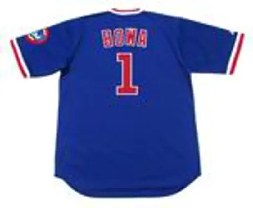 LARRY BOWA Chicago Cubs 1984 Majestic Cooperstown Throwback Baseball Jersey 