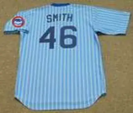 LEE SMITH Chicago Cubs 1981 Majestic Cooperstown Throwback Baseball Jersey 