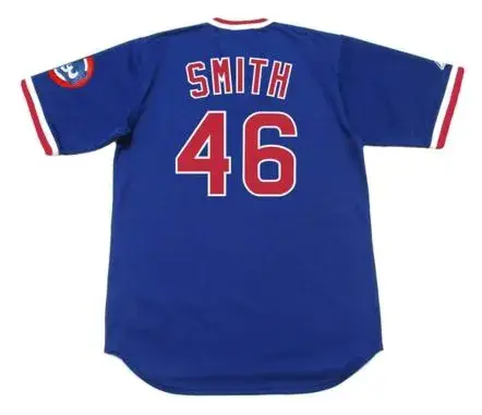 LEE SMITH Chicago Cubs 1984 Majestic Cooperstown Throwback Baseball Jersey 