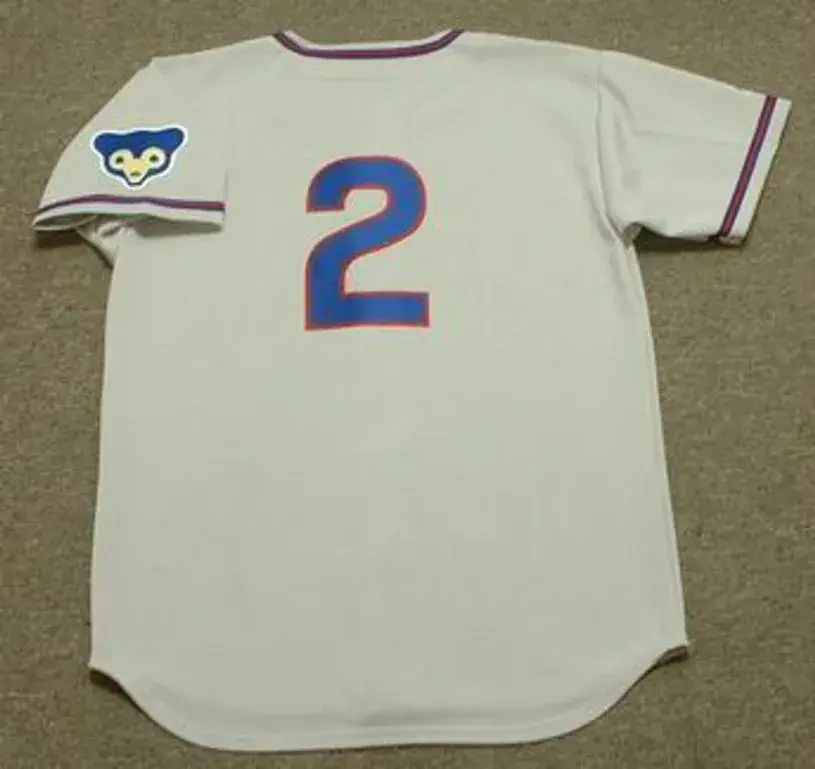 LEO DUROCHER Chicago Cubs 1968 Majestic Cooperstown Throwback Away Jersey 