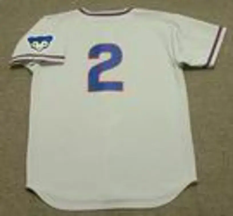 LEO DUROCHER Chicago Cubs 1968 Majestic Cooperstown Throwback Away Jersey 