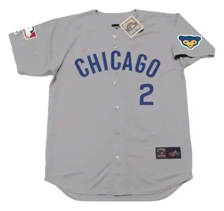 LEO DUROCHER Chicago Cubs 1969 Away Majestic Throwback Baseball Jersey 
