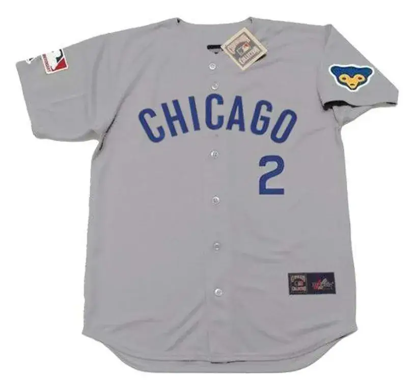 LEO DUROCHER Chicago Cubs 1969 Away Majestic Throwback Baseball Jersey 