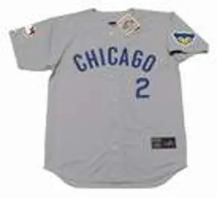 LEO DUROCHER Chicago Cubs 1969 Away Majestic Throwback Baseball Jersey 
