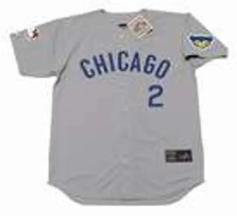 LEO DUROCHER Chicago Cubs 1969 Away Majestic Throwback Baseball Jersey 