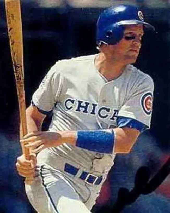 MARK GRACE Chicago Cubs 1990 Away Majestic Baseball Throwback Jersey 