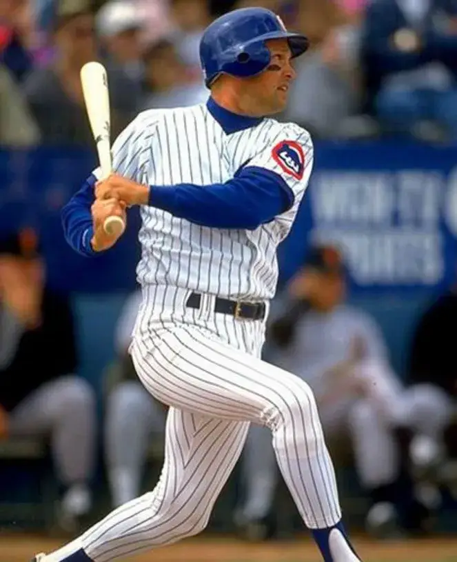 MARK GRACE Chicago Cubs 1992 Majestic Throwback Home Baseball Jersey 