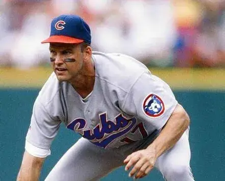 MARK GRACE Chicago Cubs 1994 Majestic Throwback Away Baseball Jersey 
