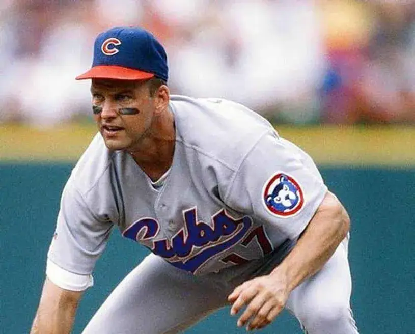 MARK GRACE Chicago Cubs 1994 Majestic Throwback Away Baseball Jersey 