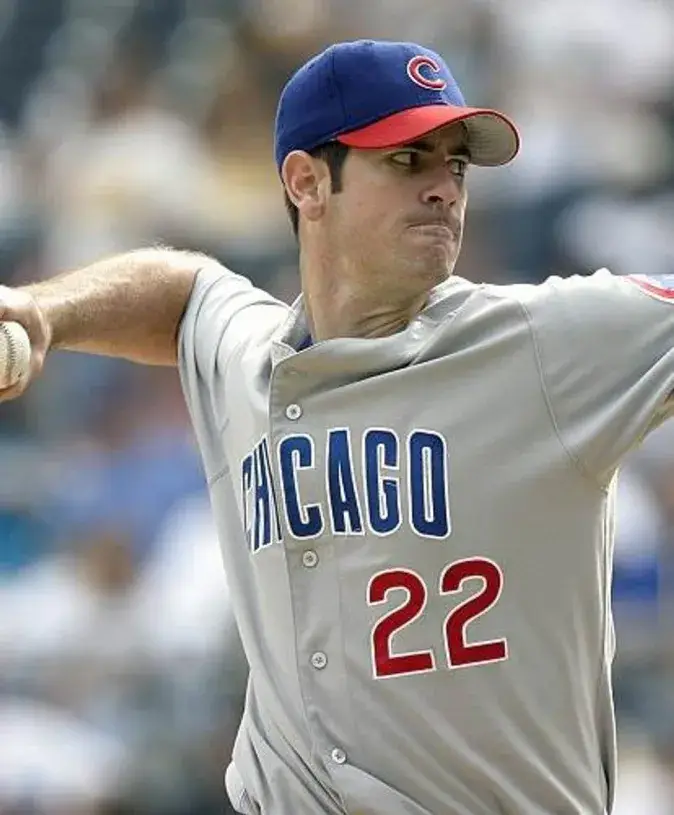 MARK PRIOR Chicago Cubs 2003 Majestic Throwback Away Baseball Jersey 
