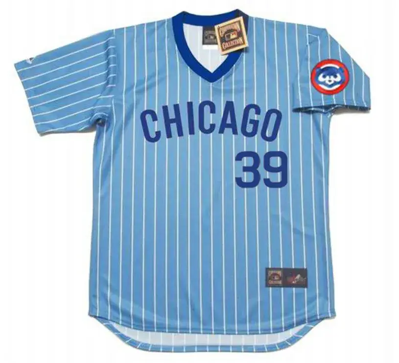 MIKE KRUKOW Chicago Cubs 1981 Away Majestic  Throwback Baseball Jersey