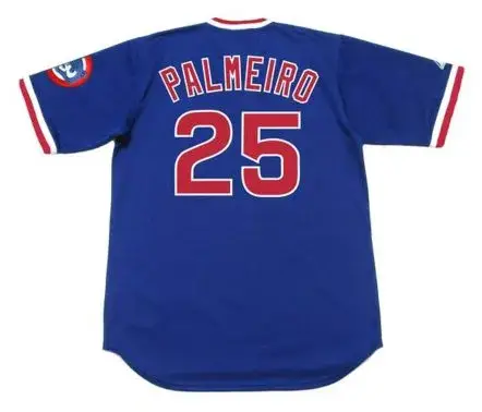 RAFAEL PALMEIRO Chicago Cubs 1988 Majestic Cooperstown Throwback Baseball Jersey 