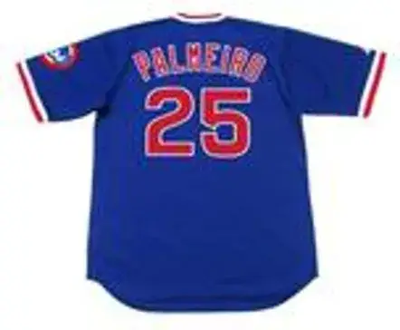 RAFAEL PALMEIRO Chicago Cubs 1988 Majestic Cooperstown Throwback Baseball Jersey 