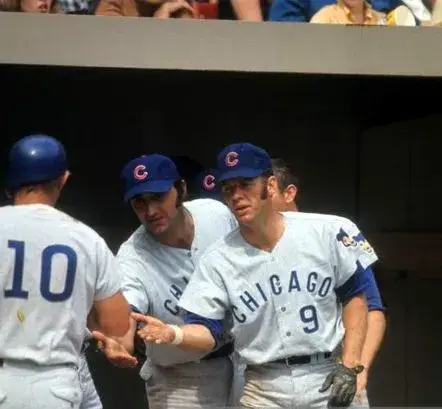 RANDY HUNDLEY Chicago Cubs 1969 Away Majestic Throwback Baseball Jersey 